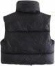 Women's Winter Umbilical Tank Top Lightweight Sleeveless Warm Coat with Padded Vest