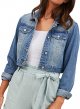 Women Washed Denim Jacket