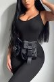 Women’s Sleeveless Spaghetti Strap Bodycon Tank One Piece Jumpsuits Rompers Playsuit