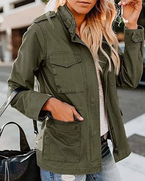 Womens Military Anorak Jackets
