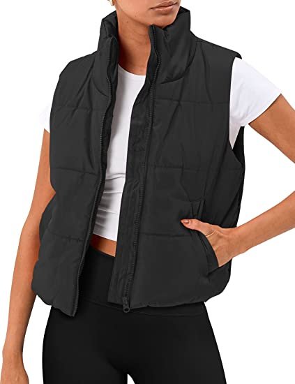 Down Tank Top Women's Sleeveless Winter Short Coat